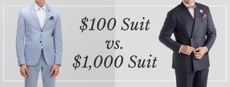 $100 SUIT VS. $1,000 SUIT - Glenwood South Tailor & Alterations